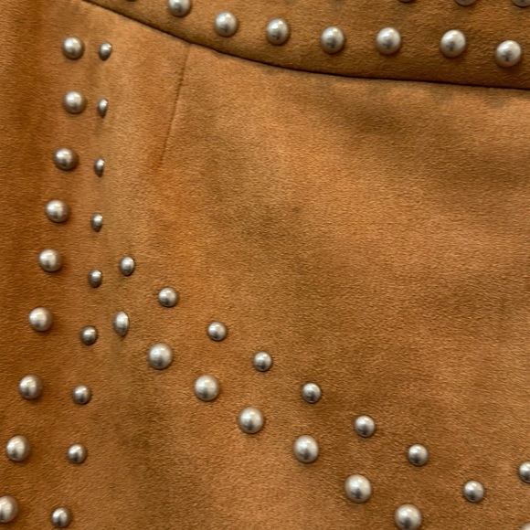 TOBI Studded Faux Suede skirt - Picture 4 of 6